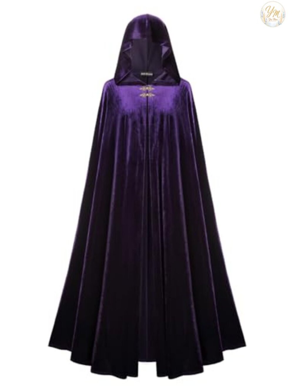 Renaissance Velvet Cape Medieval Cloak Hooded Costume